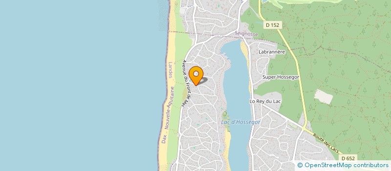 localisation de l'entreprise ONCE UPON A TIME  SOORTS-HOSSEGOR