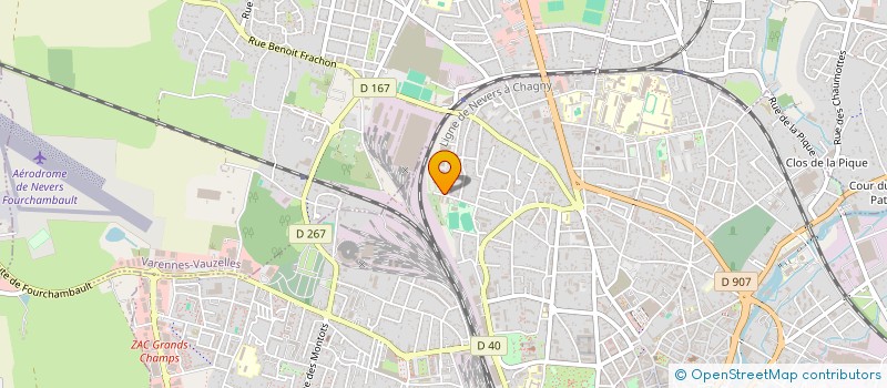 localisation de l'entreprise ONCEMOTIV'.COM à NEVERS