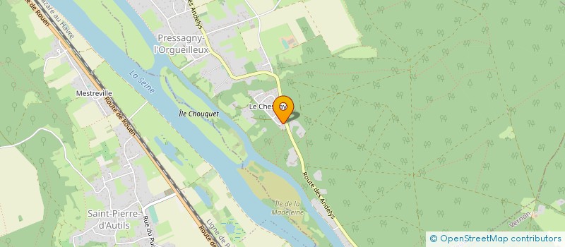 localisation de l'entreprise ONCIDIS ENVIRONNEMENT  VEXIN-SUR-EPTE