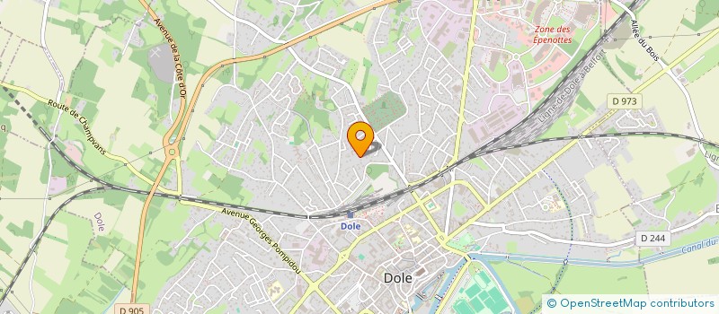 localisation de l'entreprise ONCLE LUCIEN EDITIONS  DOLE