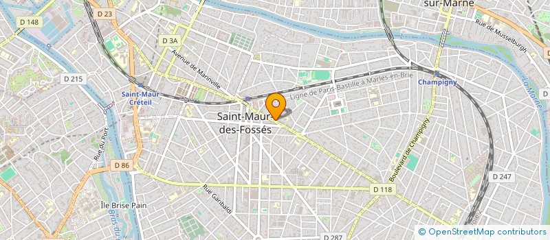 localisation de l'entreprise ONCLE WANG à SAINT-MAUR-DES-FOSSES