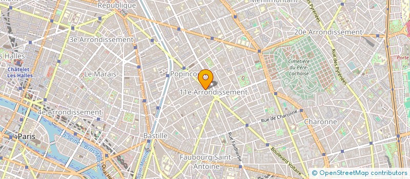 localisation de l'entreprise ONCLICK  PARIS