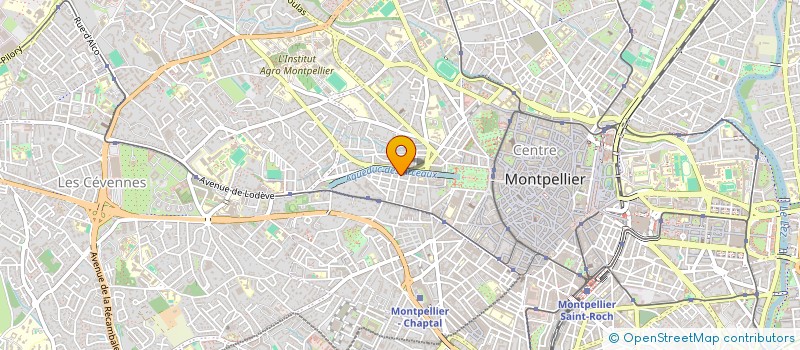 localisation de l'entreprise ONCO G à MONTPELLIER