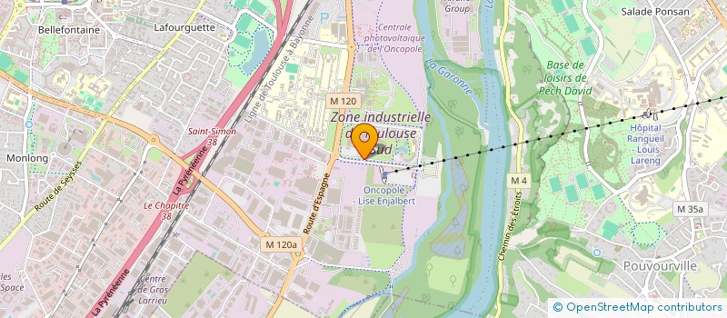 localisation de l'entreprise ONCO-OCCITANIE à TOULOUSE