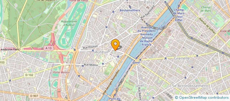 localisation de l'entreprise ONCODYSSEE  PARIS