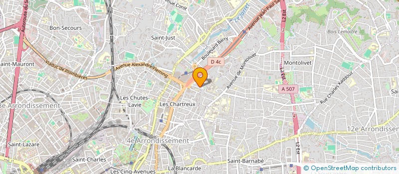 localisation de l'entreprise ONCOGYN RESEAU ONCOLOGIE GYNECOLOGIE MAM à MARSEILLE