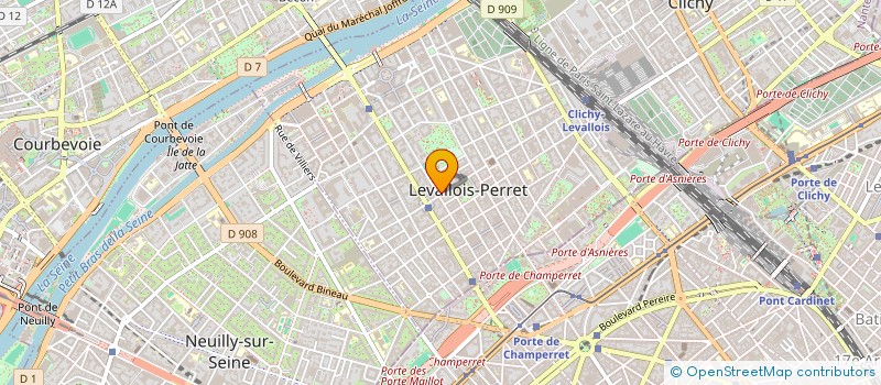 localisation de l'entreprise ONCOLOGIE FORMATION à LEVALLOIS-PERRET