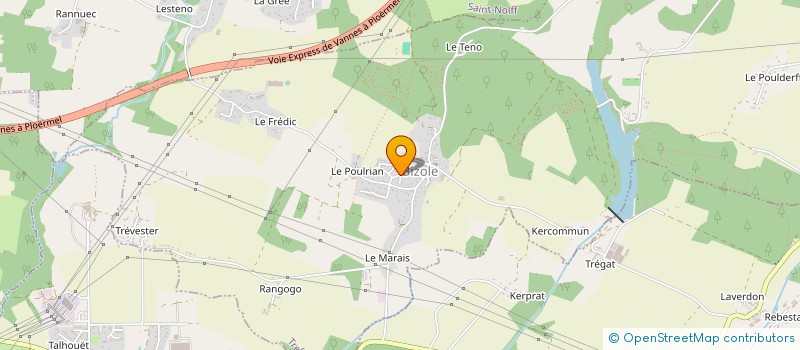 localisation de l'entreprise ONCOMODE OLIVIER  SAINT-AVE