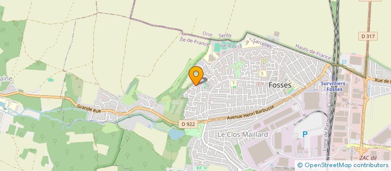 localisation de l'entreprise OND IMMO  FOSSES