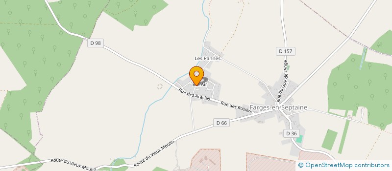 localisation de l'entreprise ONDA.HURIER  FARGES-EN-SEPTAINE