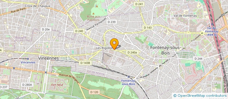 localisation de l'entreprise ONDA PRODUCTION à FONTENAY-SOUS-BOIS