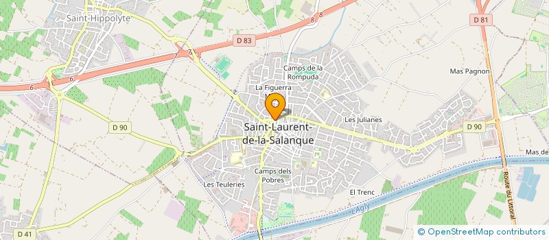 localisation de l'entreprise ONDA SUELTA  SAINT-LAURENT-DE-LA-SALANQUE