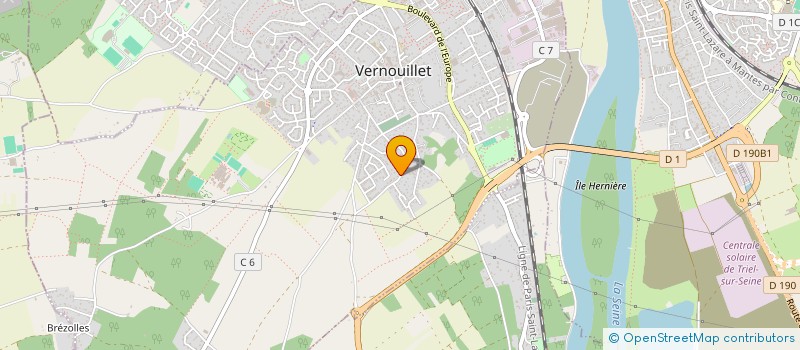 localisation de l'entreprise ONDAGA  VERNOUILLET