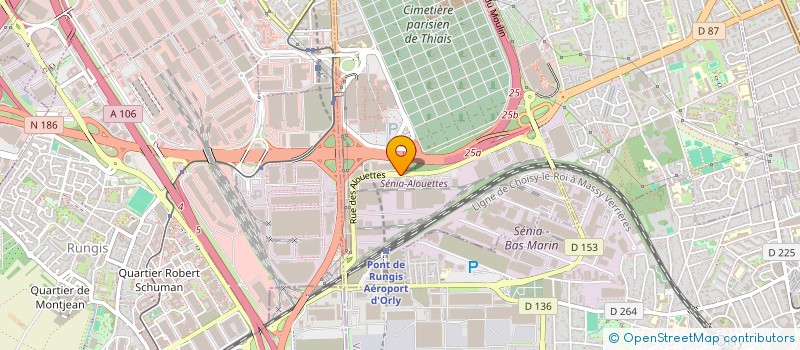 localisation de l'entreprise ONDANSE COM à THIAIS