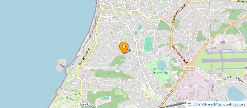 localisation de l'entreprise ONDAREA à BIARRITZ