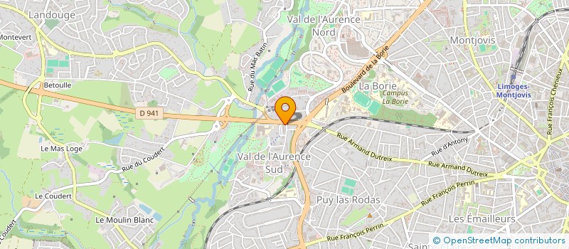 localisation de l'entreprise ONDAS LATINAS à LIMOGES