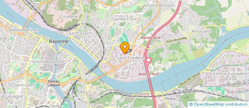 localisation de l'entreprise ONDDOAK à BAYONNE