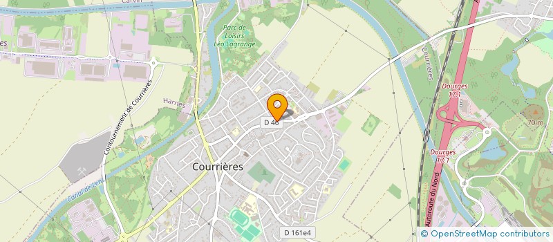 localisation de l'entreprise ONDE D'AMOUR  COURRIERES