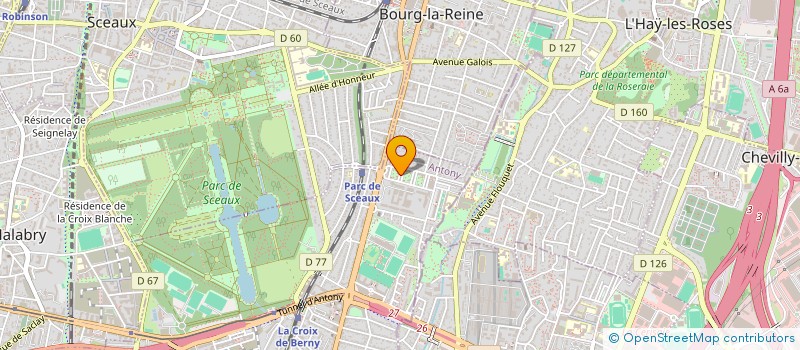 localisation de l'entreprise ONDE LIBRE à ANTONY