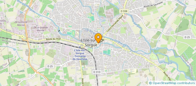 localisation de l'entreprise ONDE OCCELLI  L ISLE SUR LA SORGUE