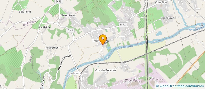 localisation de l'entreprise ONDELEC à TROIS-PALIS