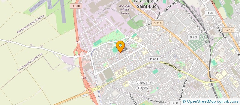 localisation de l'entreprise ONDER BATIMENT  LA CHAPELLE-SAINT-LUC