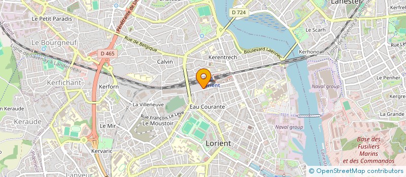 localisation de l'entreprise ONDER PLAQUISTES à LORIENT
