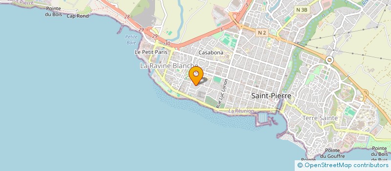 localisation de l'entreprise ONDES ARDENTES  SAINT-PIERRE