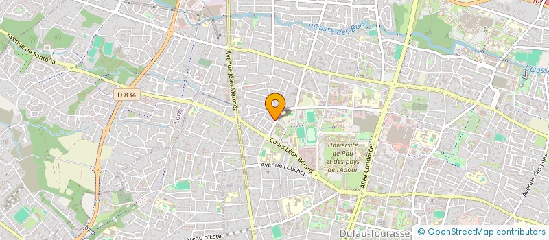 localisation de l'entreprise ONDES DE SOIN à PAU