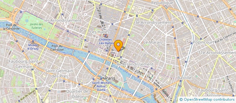 localisation de l'entreprise ONDES ET COULEURS  PARIS