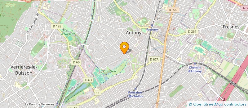 localisation de l'entreprise ONDES ET VITALITE à ANTONY