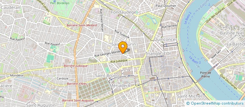 localisation de l'entreprise ONDES HUMAINES  BORDEAUX