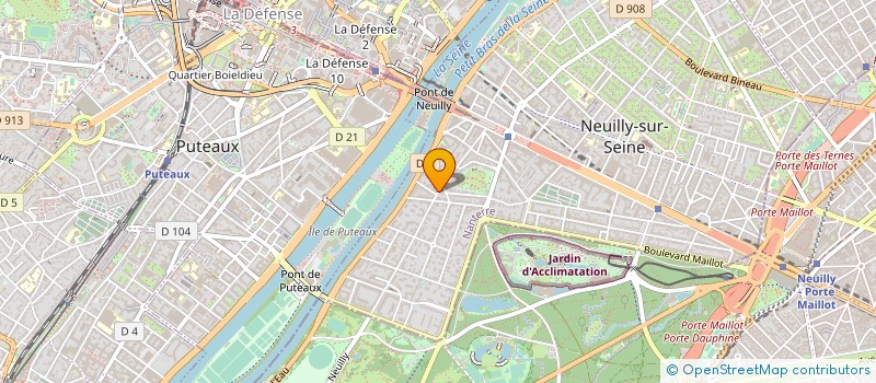 localisation de l'entreprise ONDES MUSICALES MARTENOT à NEUILLY-SUR-SEINE