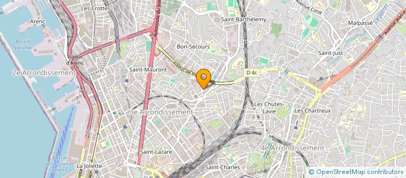 localisation de l'entreprise ONDES POSITIVES à MARSEILLE