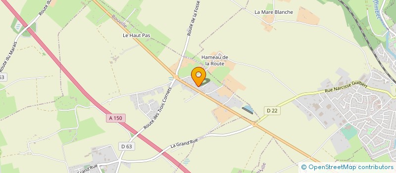 localisation de l'entreprise ONDICAP  BOUVILLE
