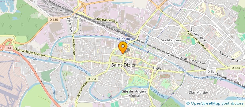 localisation de l'entreprise ONDINE à SAINT-DIZIER
