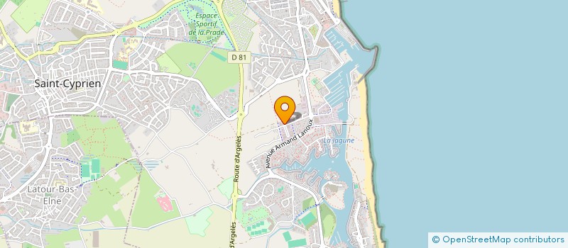 localisation de l'entreprise ONDINE  SAINT-CYPRIEN