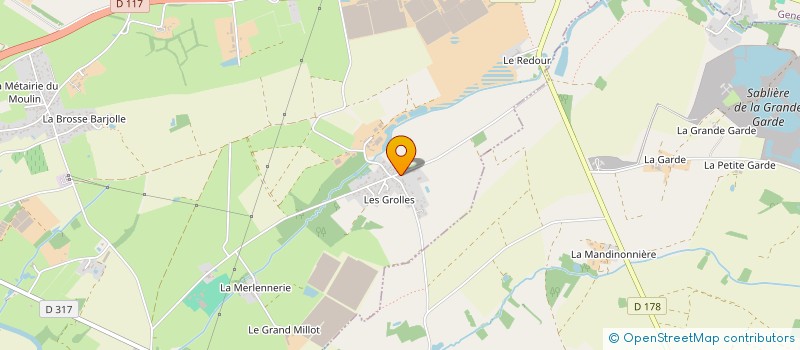 localisation de l'entreprise ONDINE  SAINT-PHILBERT-DE-GRAND-LIEU