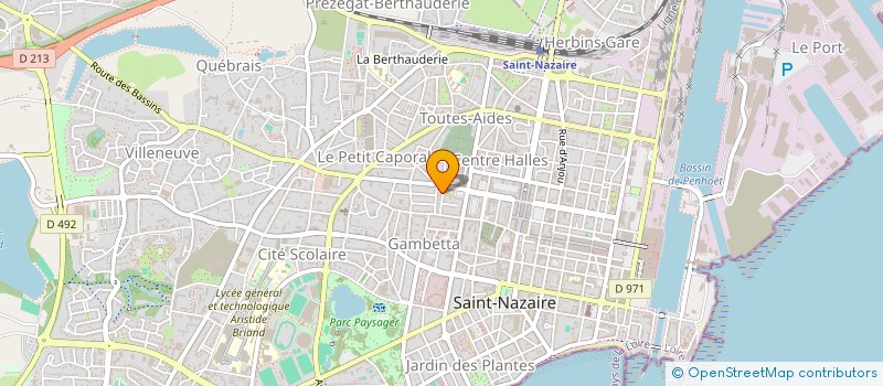 localisation de l'entreprise ONDINE ACTEON à SAINT-NAZAIRE