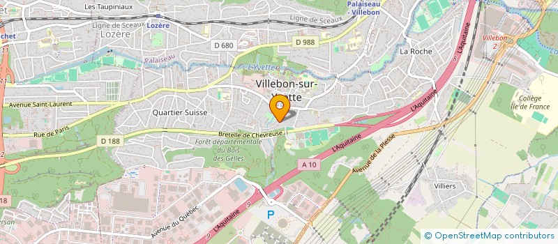 localisation de l'entreprise ONDINE CONSEILS à VILLEBON-SUR-YVETTE