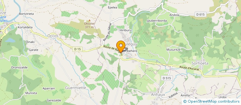 localisation de l'entreprise ONDOKO à IROULEGUY