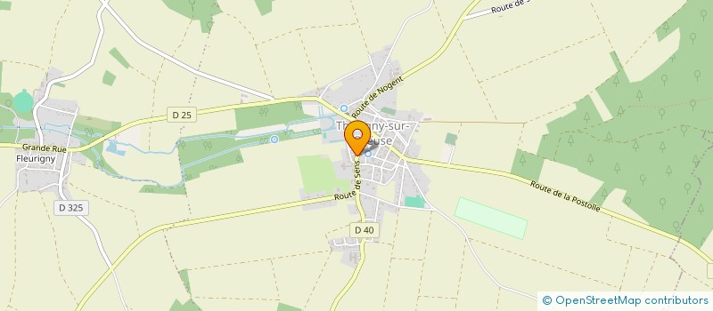 localisation de l'entreprise ONDU'LINE  THORIGNY-SUR-OREUSE