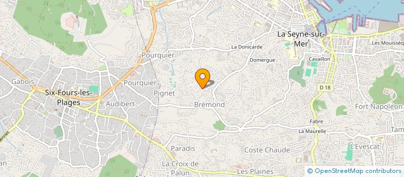 localisation de l'entreprise ONDULATIONS à LA SEYNE-SUR-MER