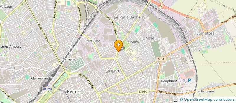 localisation de l'entreprise ONE 1 CARS à REIMS