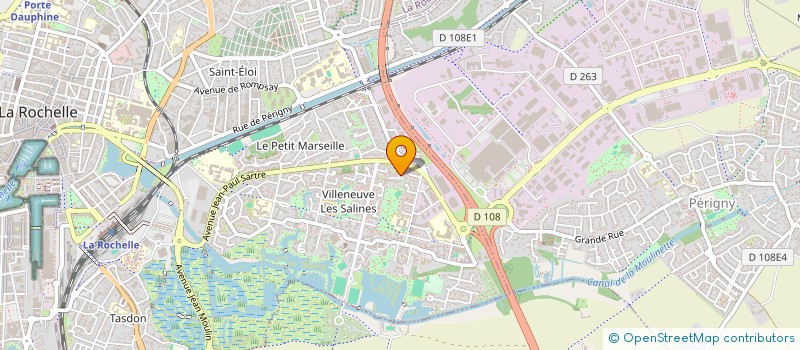 localisation de l'entreprise ONE 17  LA ROCHELLE