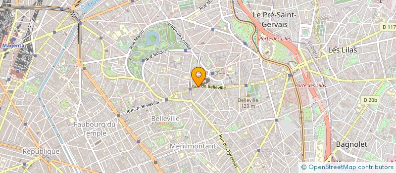 localisation de l'entreprise ONE 2 THREE COMMUNICATION  PARIS