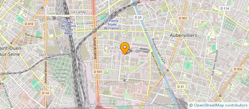localisation de l'entreprise ONE à SAINT-DENIS
