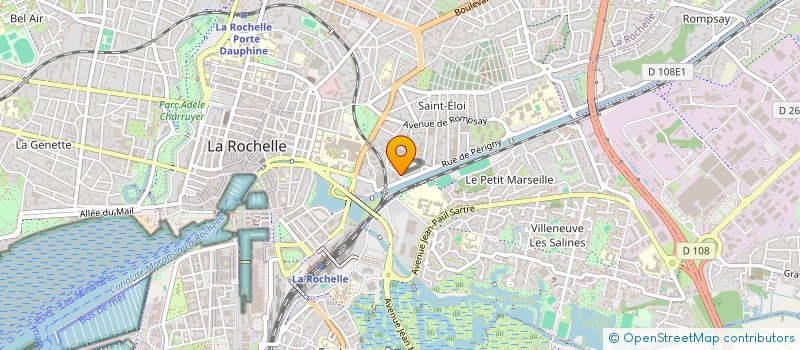 localisation de l'entreprise ONE  LA ROCHELLE