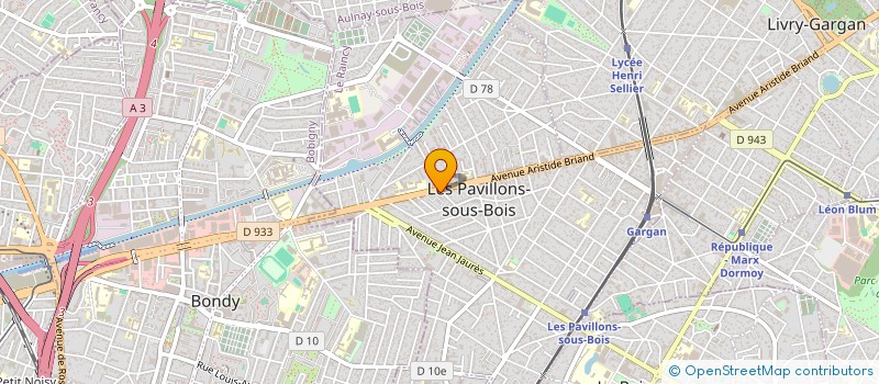 localisation de l'entreprise ONE à LES PAVILLONS-SOUS-BOIS