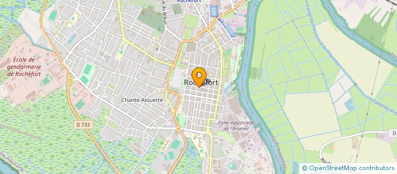 localisation de l'entreprise ONE  ROCHEFORT